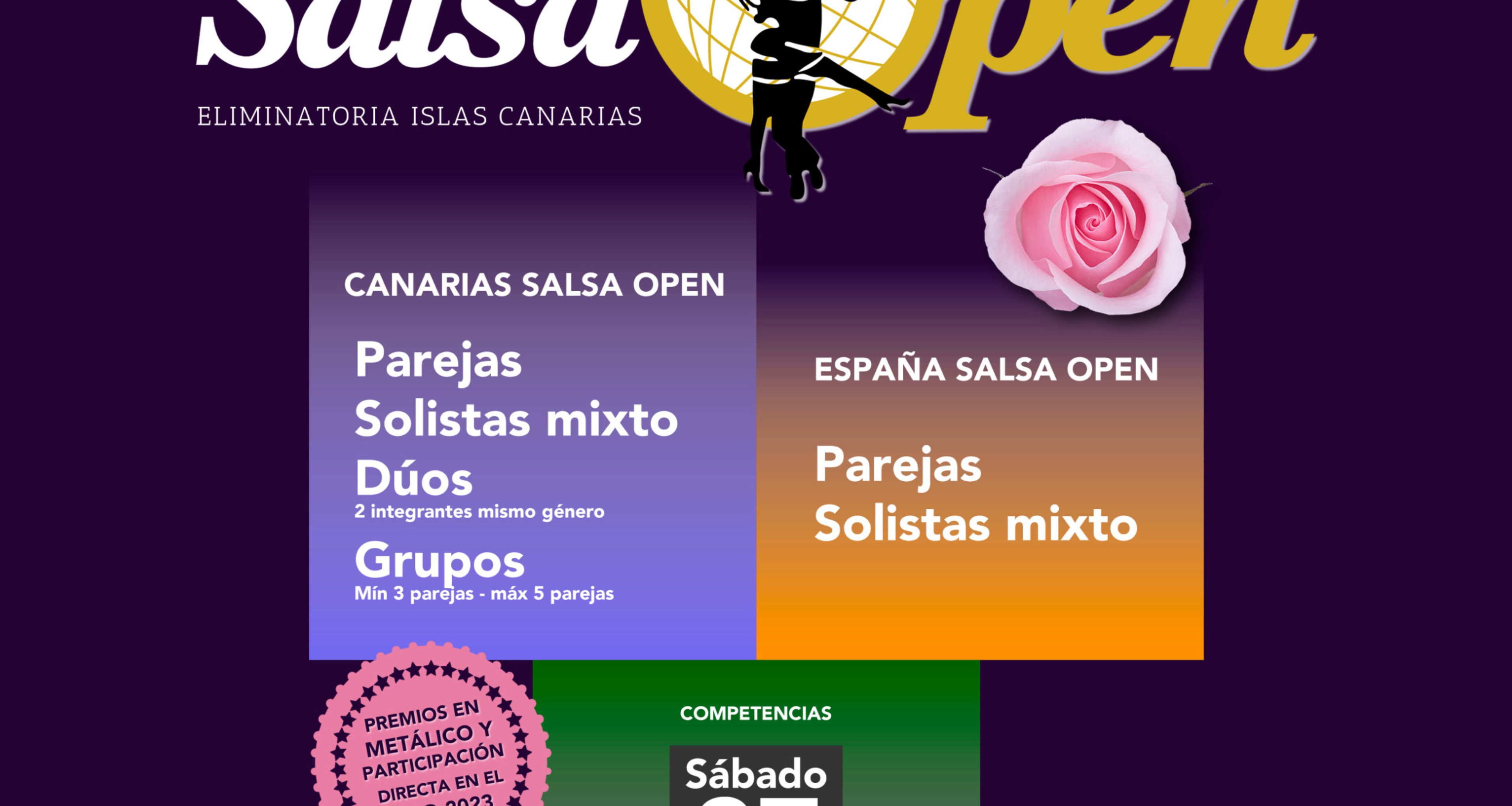 Abierta la convocatoria para el Canarias Salsa Open y España Salsa Open