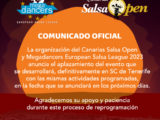 * * * Aplazado el evento Canarias Salsa Open y Megadancers 2023 *  *  *