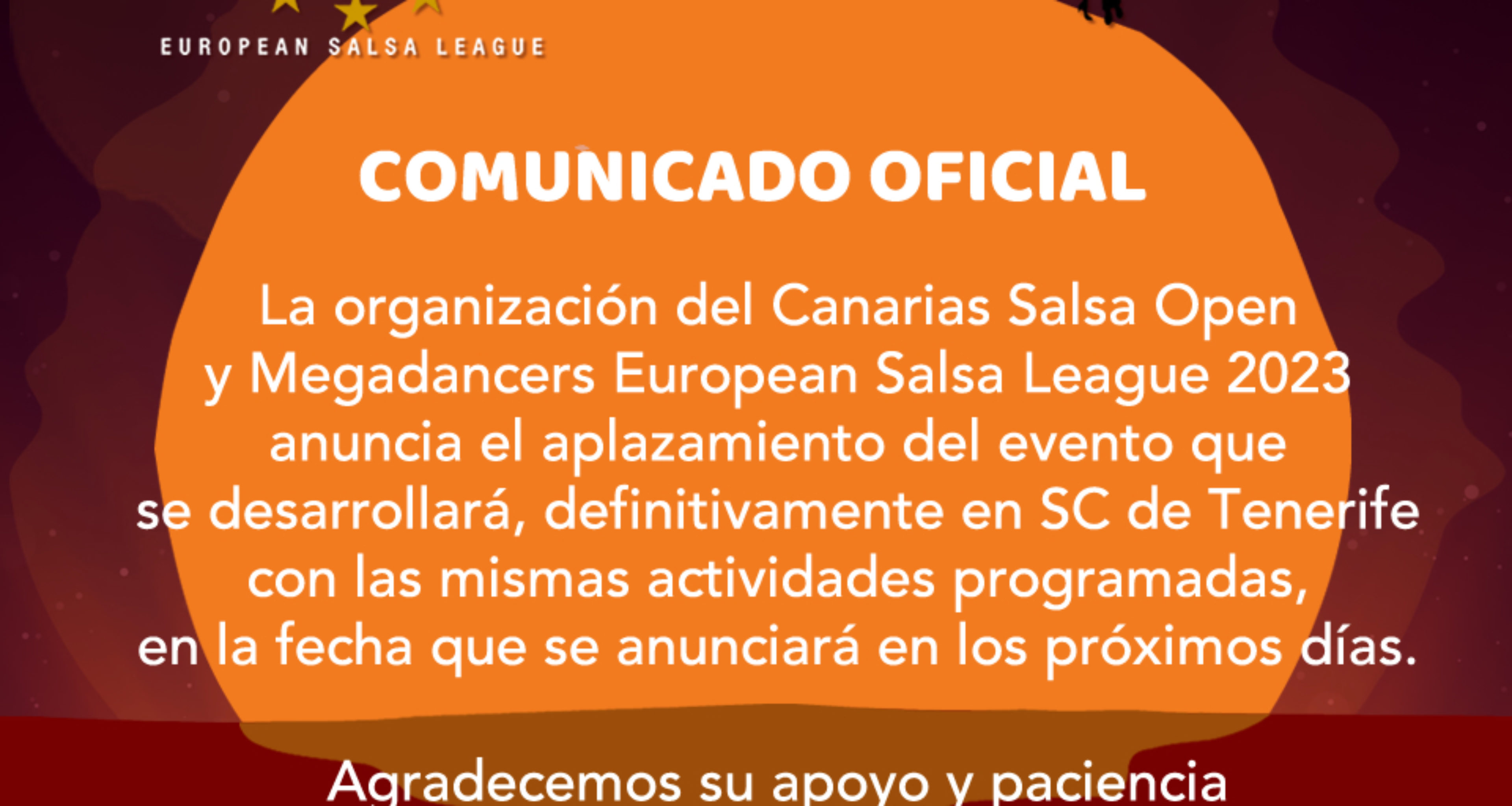 * * * Aplazado el evento Canarias Salsa Open y Megadancers 2023 *  *  *